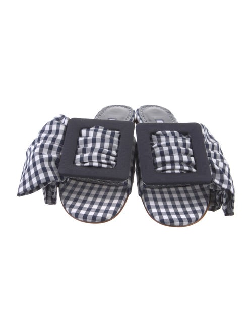 Manolo Blahnik Printed Slides