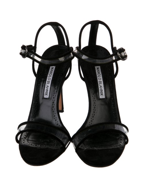 Manolo Blahnik Suede Sandals