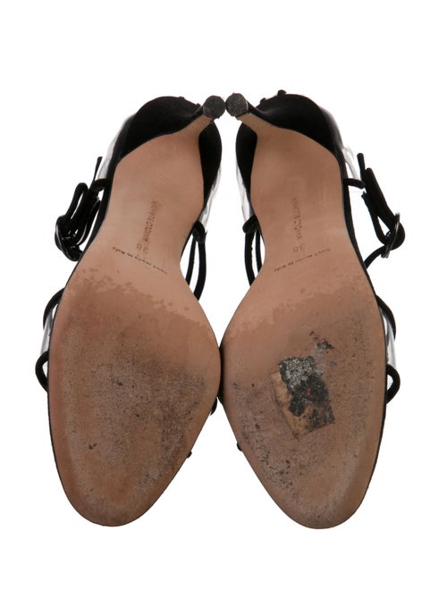 Manolo Blahnik Suede Sandals