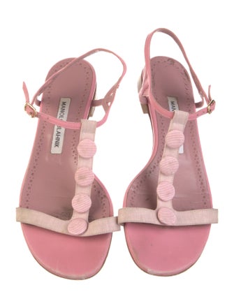 Manolo Blahnik T-Strap Sandals