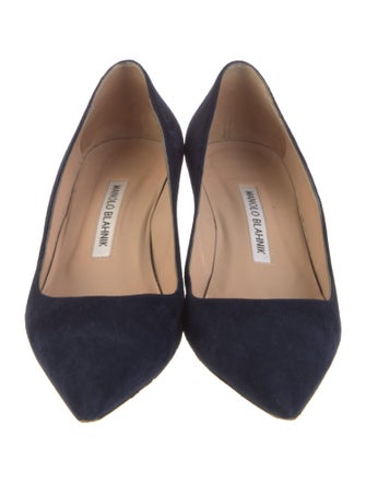 Manolo Blahnik Suede Pumps