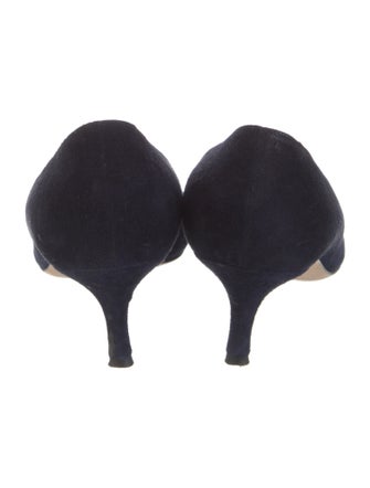 Manolo Blahnik Suede Pumps