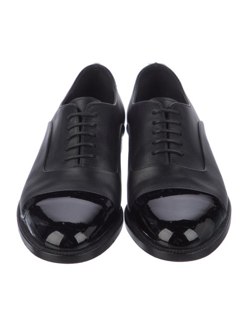 Manolo Blahnik Leather Oxfords