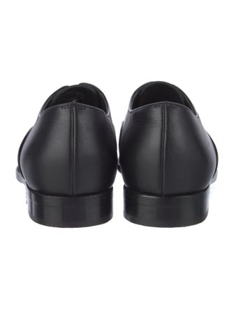 Manolo Blahnik Leather Oxfords