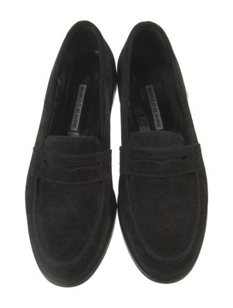 Manolo Blahnik Suede Loafers