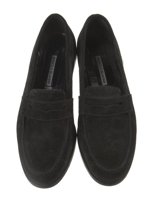 Manolo Blahnik Suede Loafers