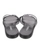Manolo Blahnik Patent Leather Slides