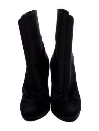 Manolo Blahnik Satin Boots