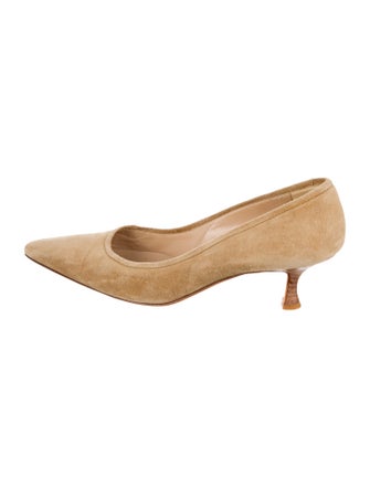 Manolo Blahnik Suede Pumps