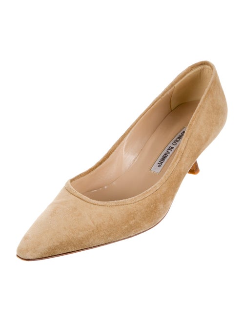 Manolo Blahnik Suede Pumps