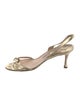Manolo Blahnik Leather Slingback Sandals