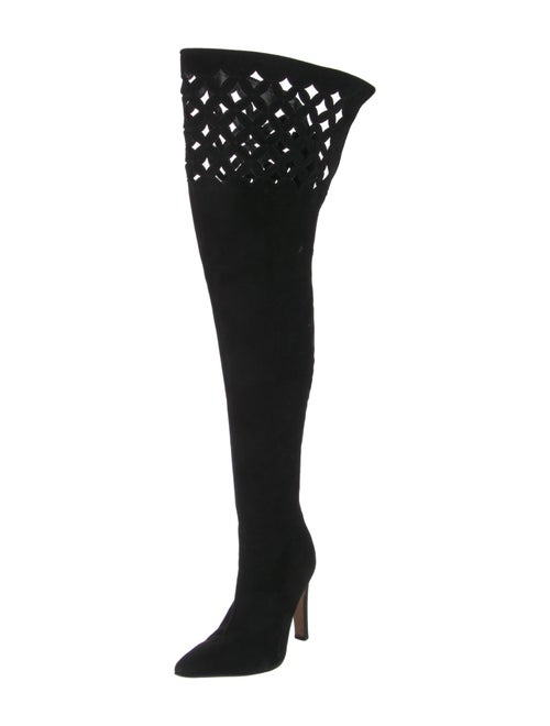 Manolo Blahnik Suede Boots