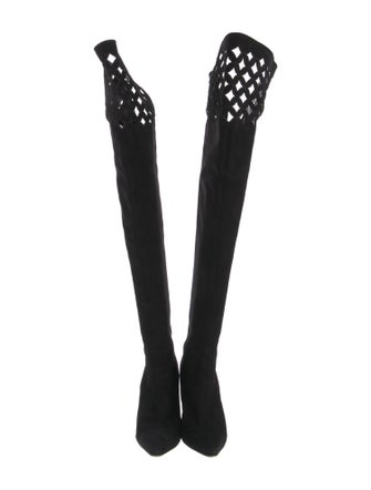 Manolo Blahnik Suede Boots
