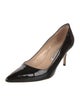 Manolo Blahnik Patent Leather Printed Pumps