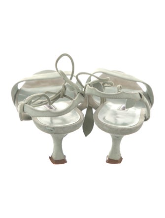 Manolo Blahnik Leather Sandals