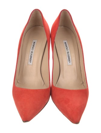 Manolo Blahnik Suede Pumps