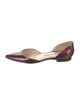 Manolo Blahnik Patent Leather D'Orsay Flats