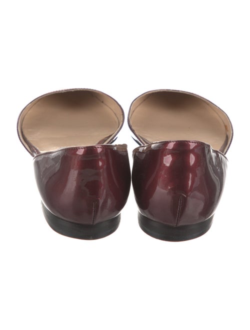 Manolo Blahnik Patent Leather D'Orsay Flats