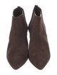 Manolo Blahnik Suede Chelsea Boots