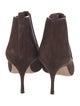 Manolo Blahnik Suede Chelsea Boots