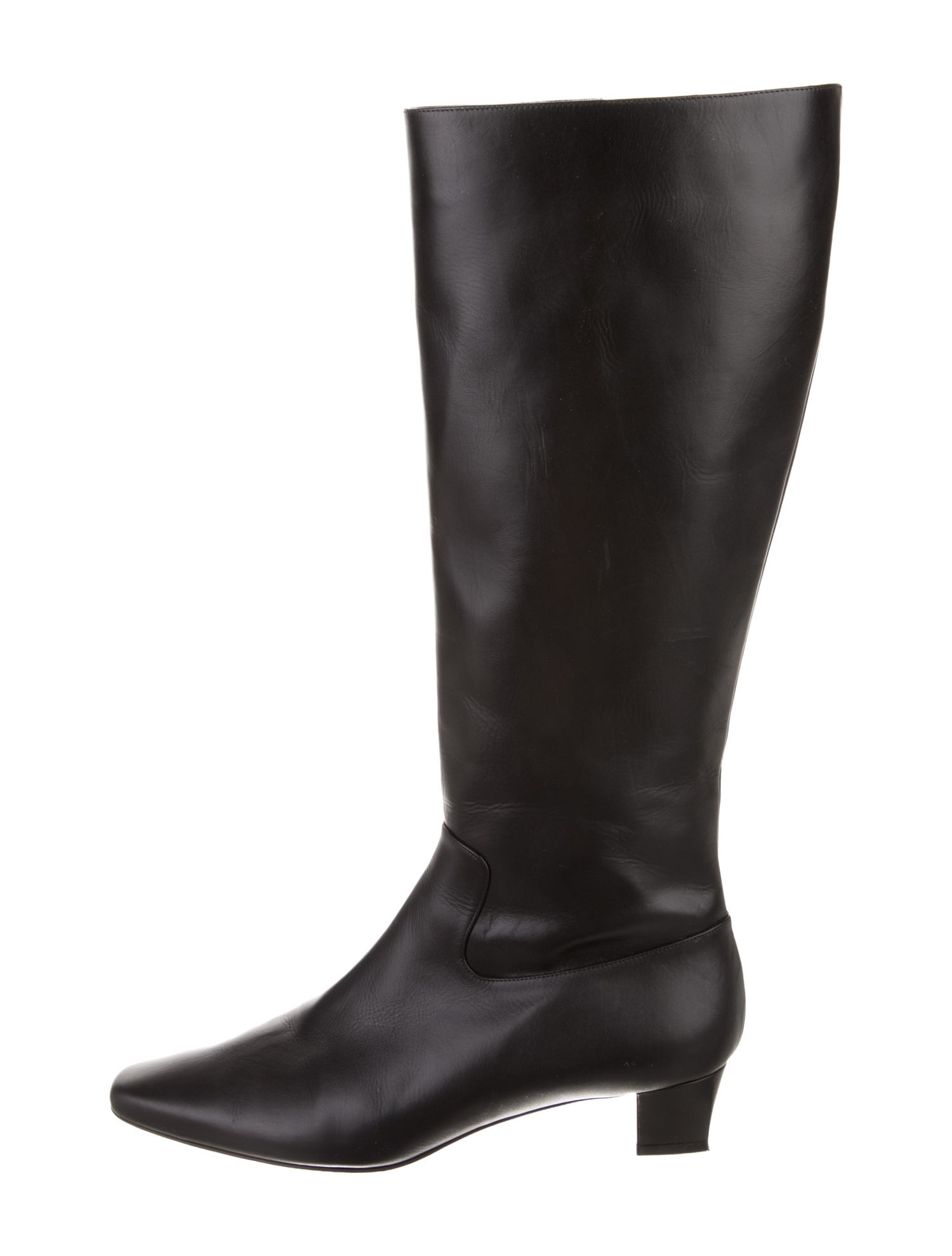 Manolo Blahnik Leather Riding Boots