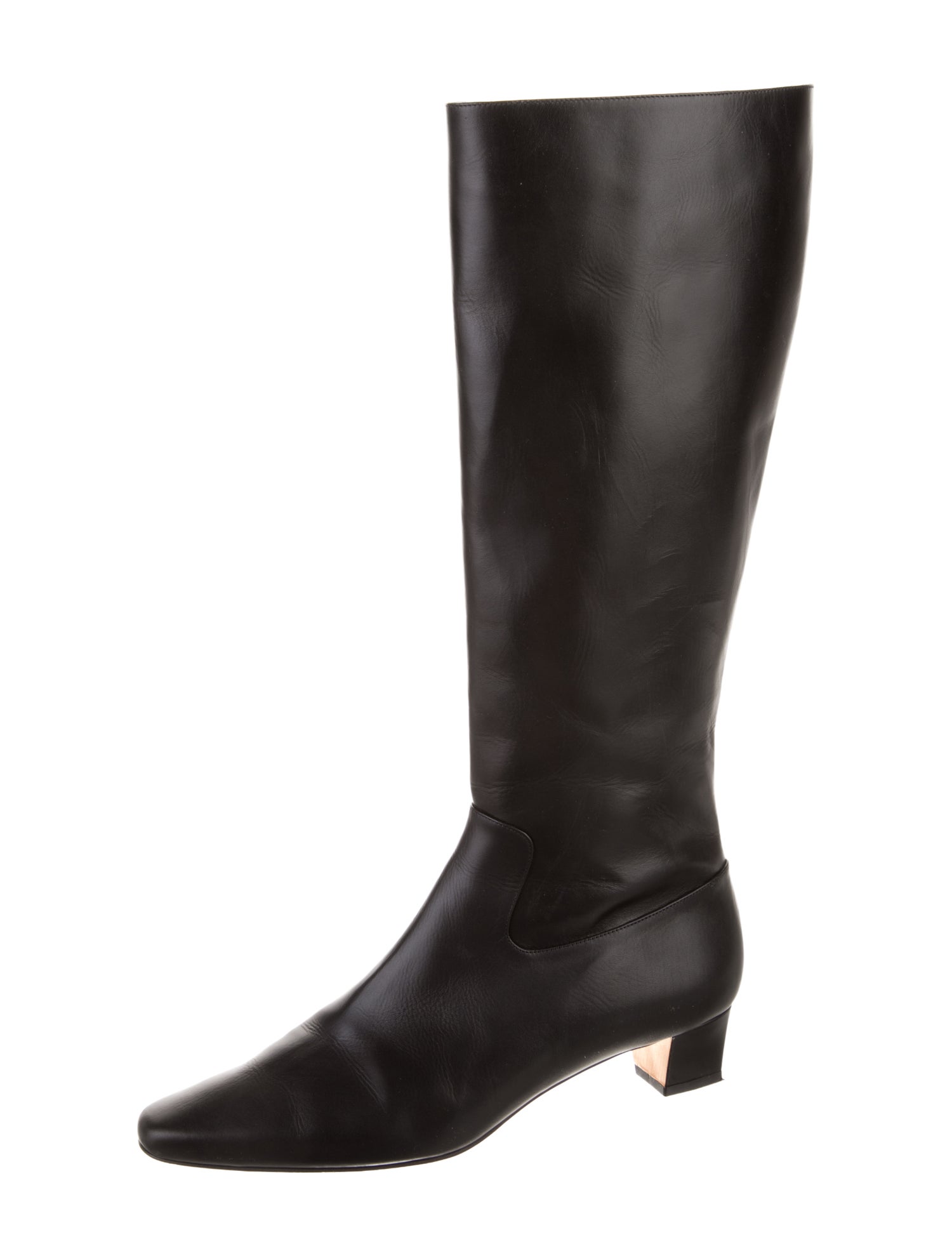 Manolo Blahnik Leather Riding Boots