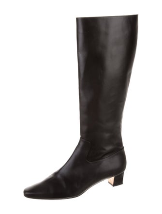 Manolo Blahnik Leather Riding Boots