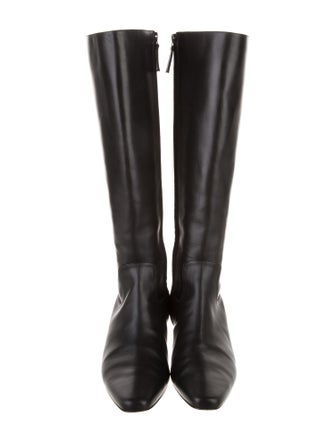 Manolo Blahnik Leather Riding Boots