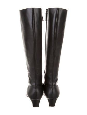 Manolo Blahnik Leather Riding Boots