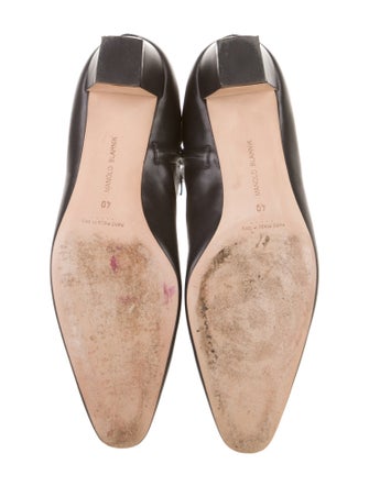 Manolo Blahnik Leather Riding Boots