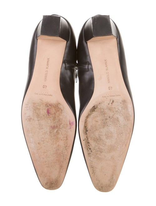 Manolo Blahnik Leather Riding Boots