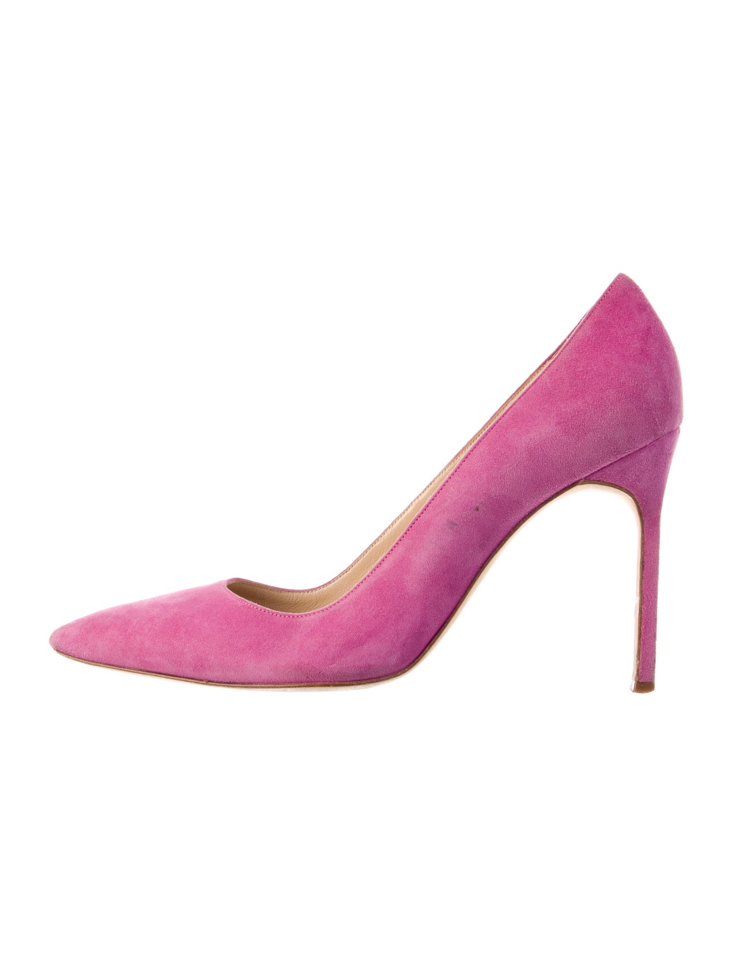 Manolo Blahnik Suede Pumps