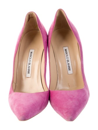 Manolo Blahnik Suede Pumps