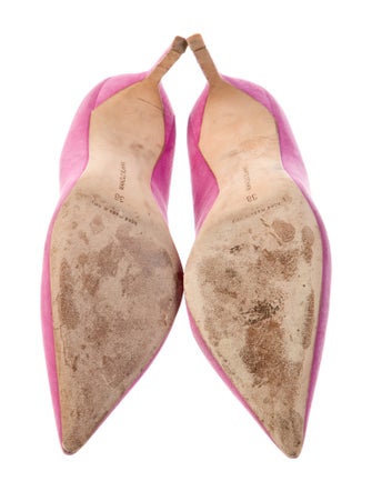 Manolo Blahnik Suede Pumps