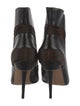Manolo Blahnik Ponyhair Lace-Up Boots