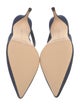 Manolo Blahnik Denim Slingback Pumps