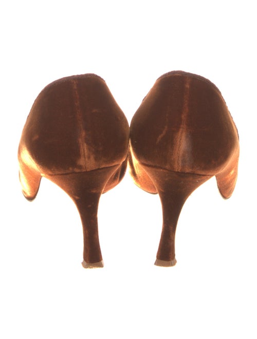 Manolo Blahnik Velvet Pumps