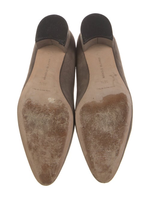 Manolo Blahnik Suede Pumps