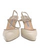 Manolo Blahnik Leather Slingback Pumps
