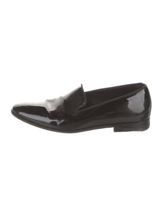 Manolo Blahnik Patent Leather Slippers