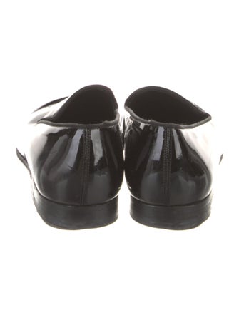 Manolo Blahnik Patent Leather Slippers