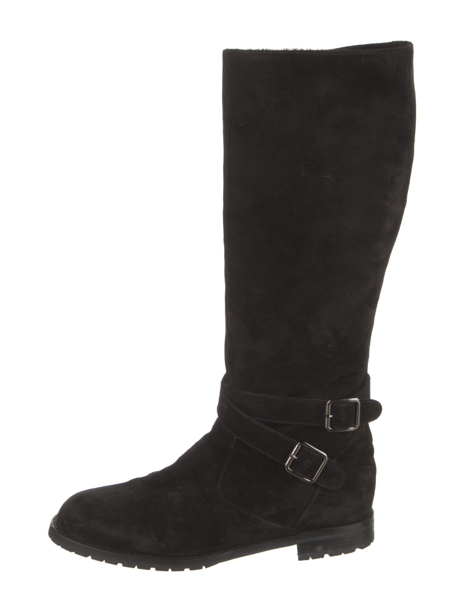 Manolo Blahnik Suede Riding Boots