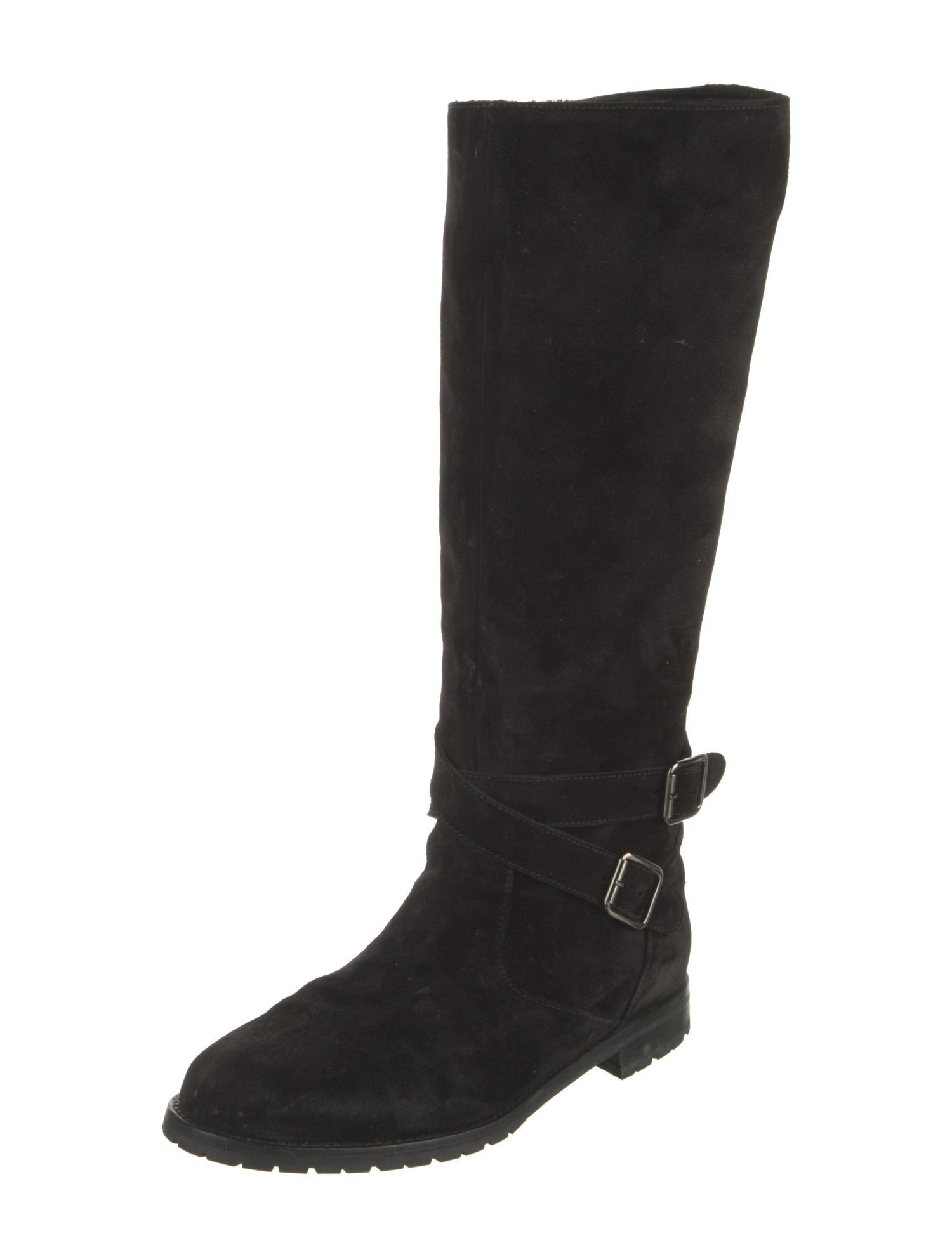 Manolo Blahnik Suede Riding Boots