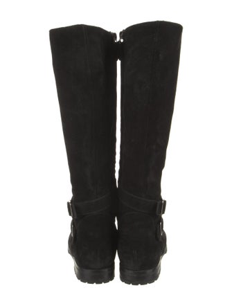 Manolo Blahnik Suede Riding Boots