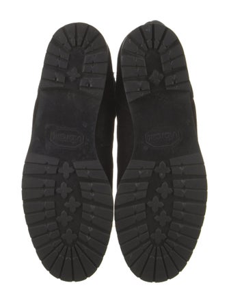 Manolo Blahnik Suede Riding Boots