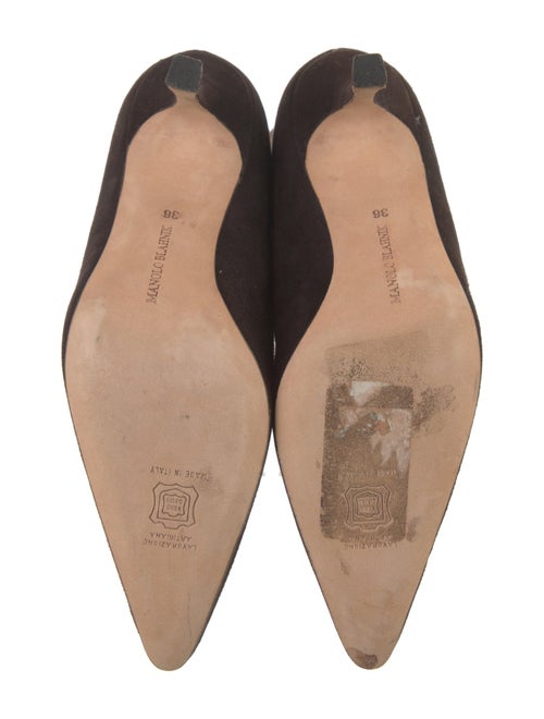 Manolo Blahnik Suede Sock Boots