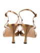 Manolo Blahnik Leather T-Strap Sandals