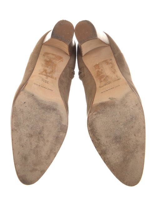 Manolo Blahnik Suede Boots