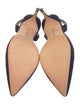 Manolo Blahnik Suede Slingback Pumps