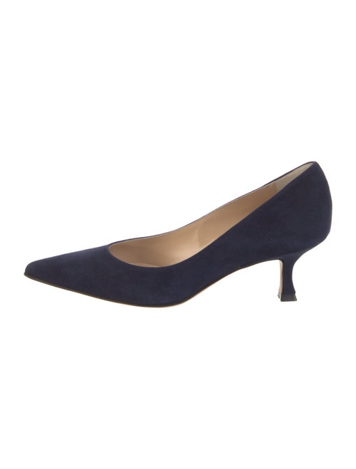 Manolo Blahnik Suede Pumps